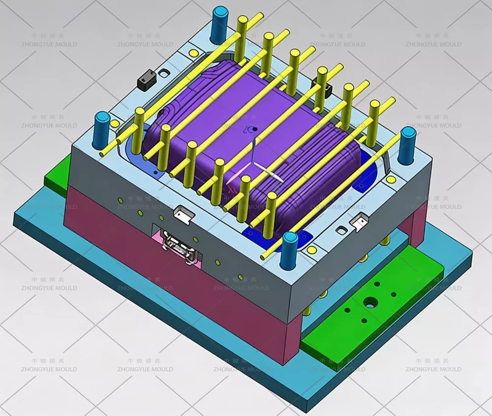 Plastic Injection Luggage Case Mould